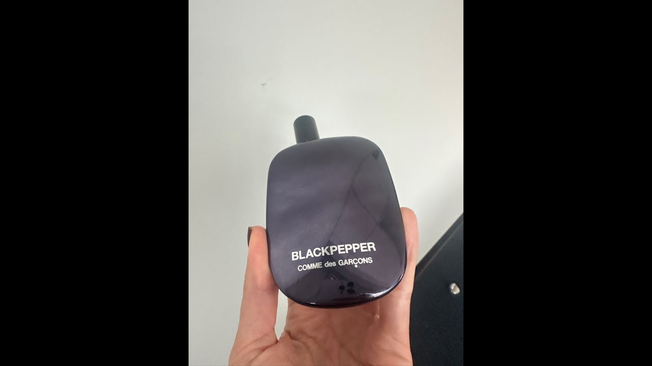 Mitra-et-le-Parfum is live with COMME des GARÇONS BLACK PEPPER