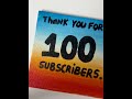 Finally achieved 100 subscribers from your support ✨#subscribe #minipainting