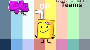 If Epic Object Show Characters were on BFB Teams