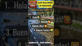 5 Ways to say HELLO in Spanish #easyspanish #beginnerspanish 5 Ways to say HELLO in Spanish #easyspanish #beginnerspanish