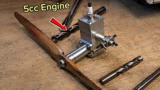 I Built a 5cc Engine From Scratch... And It Actually Runs! 🔥
