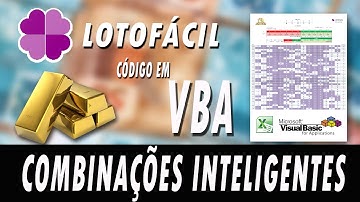 COMBINAÇÕES DE FECHAMENTO LOTOFÁCIL, EXCEL VBA