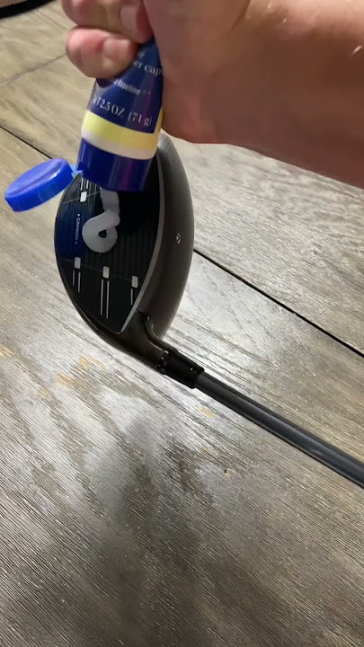 Chapstick on the face of your driver equal longer and straighter drives! #golf #taylormadegolf