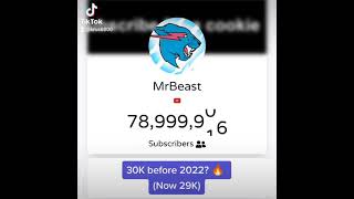 Exact Moment MrBeast Hit 79 Million Subscribers! (Next 80M!) | #Shorts [67]