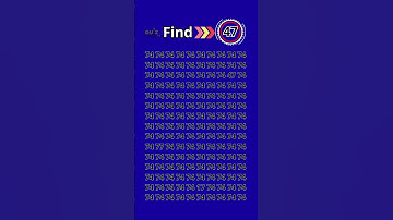 Eye Test Challenge: Can You Find the 47? #quizmeplztv #quiztime #quiz