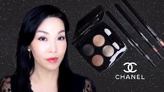 CHANEL Les Nuits de Chanel Collection | Éclat de Nuit | Review, Swatches, 2 Looks