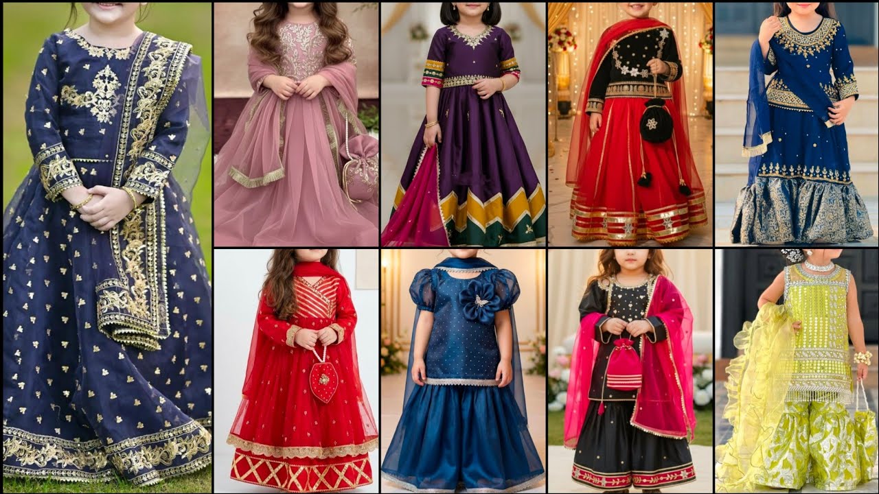 Wedding Dress Designs For Baby Girl || Silk Dress Designs For Baby Girl 2026