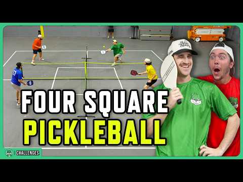 4 Players. 1 Pickleball Court. Alliances Won’t Save You. | Warehouse Challenges