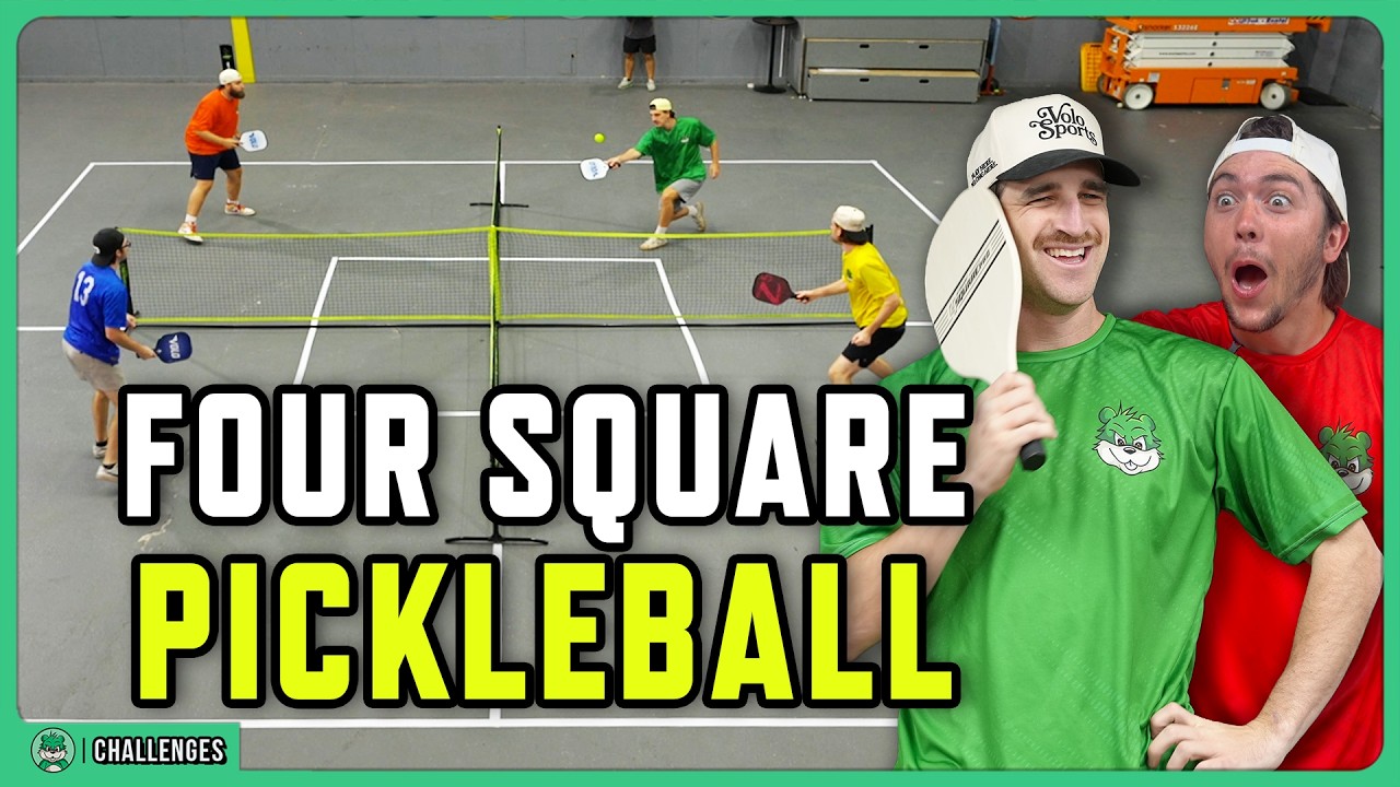 4 Players. 1 Pickleball Court. Alliances Won’t Save You. | Warehouse Challenges