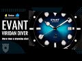 Evant Tropic Diver 39 Viridian - That dial.. That lume!