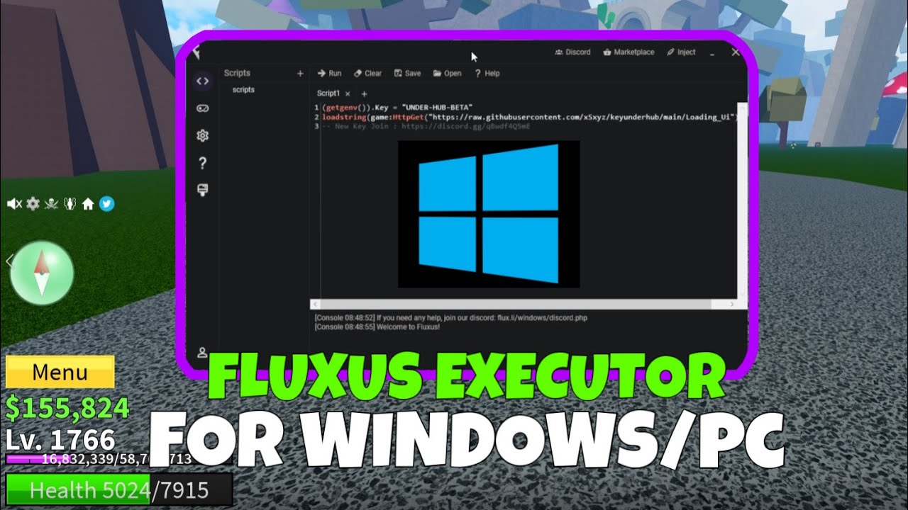 Fluxus Executor Download (APK, EXE, Key) for Android, PC