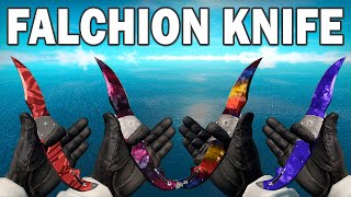 CS:GO - Falchion Knives - All Skins Showcase