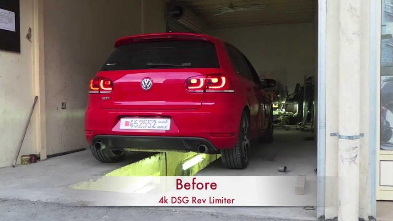 MK6 GTI Resonator delete comparison (high quality) YouTube