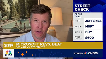 Meta and Microsoft showing they can make money in the age of AI, says Jefferies Brent Thill