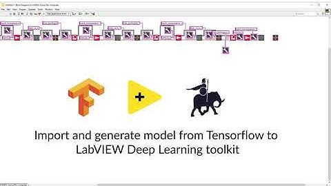 Get started - Import H5 tensorflow file in LabVIEW deep learning toolkit