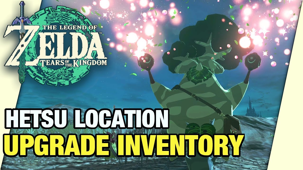 HESTU LOCATION! How to Upgrade Inventory Slots! Zelda Tears of the