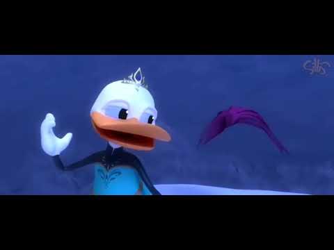 Let it go sung by Donald Duck reversed