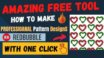 How to Create Redbubble designs: Pattern Designs by Zazzle Design Tool