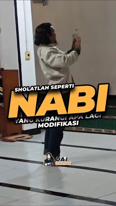Sholatlah kalian sebagaimana Nabi sholat #sifatshalatnabi #sholat #sunnah