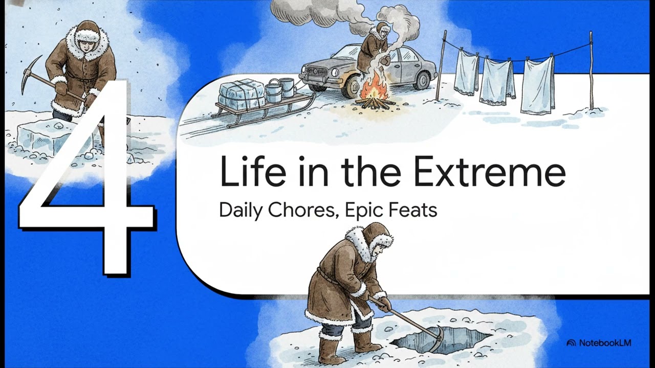 The Coldest Village on Earth: Oymyakon (-71°C, -96°F)