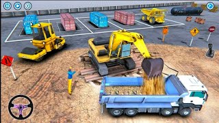 Road Roller And Water Truck Working Together | Construction Simulator screenshot 4