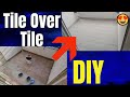 Tile over tile how to place new tiles over old tiles tutorial