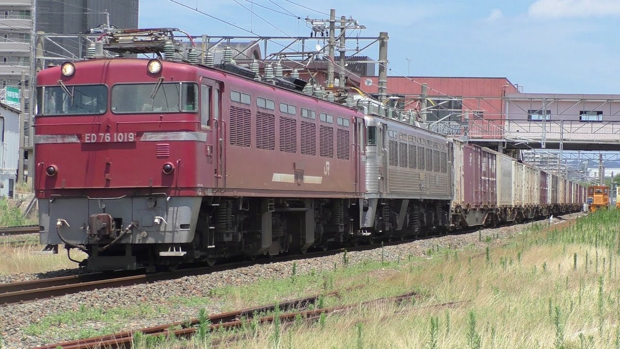 JR貨物】遅2071レ ED76＋EF81 重連 クールエコライナー