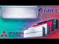 GREE U-Crown VS Mitsubishi Electric Премиум Инвертор | Ну что, сравним? | Какой кондиционер лучше?