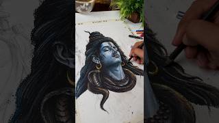 Mahadev Drawing, Lord Shiva Drawing #shorts #art #mahadev #drawing