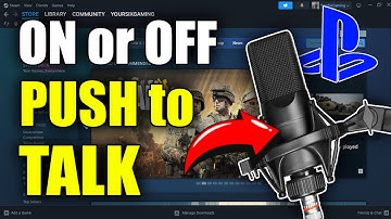 How to TURN ON or OFF Push to Talk on STEAM Mic Settings (Best Method)