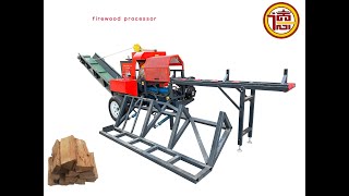 Firewood processor or fire wood processor automatic firewood machine firewood processor log splitter