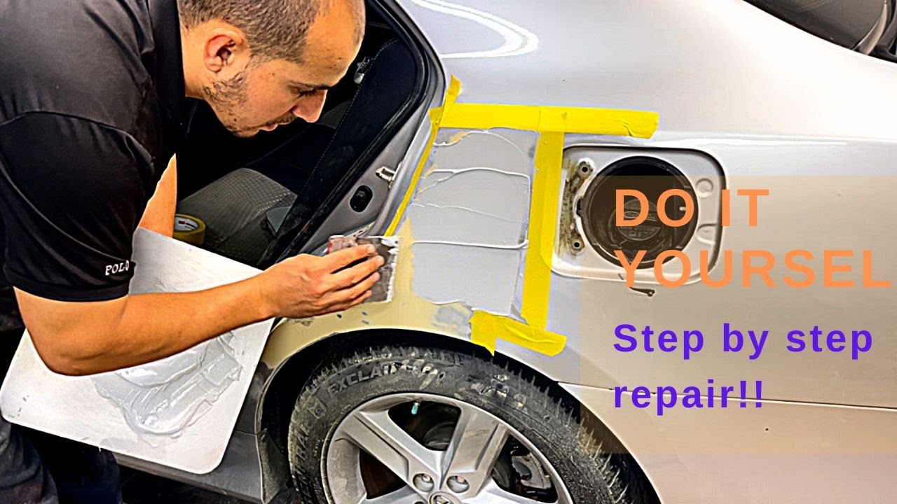 FIXING A BIG DENT ON A TOYOTA CAMRY !! Part 1 - YouTube