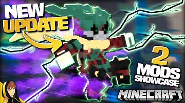 NEW QUIRKS ALREADY? + MORE VILLIANS/HEROES?!? | Minecraft [MHA 2 Mods - Showcase]
