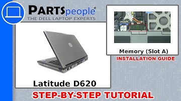 Dell Latitude D620 (PP18L) Memory (Slot A) How-To Video Tutorial