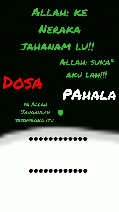Kesombongan Allah part 1