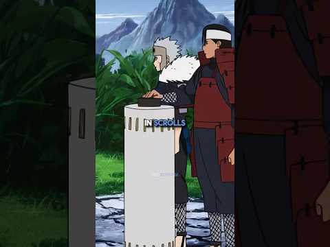 Hashirama had Scrolls