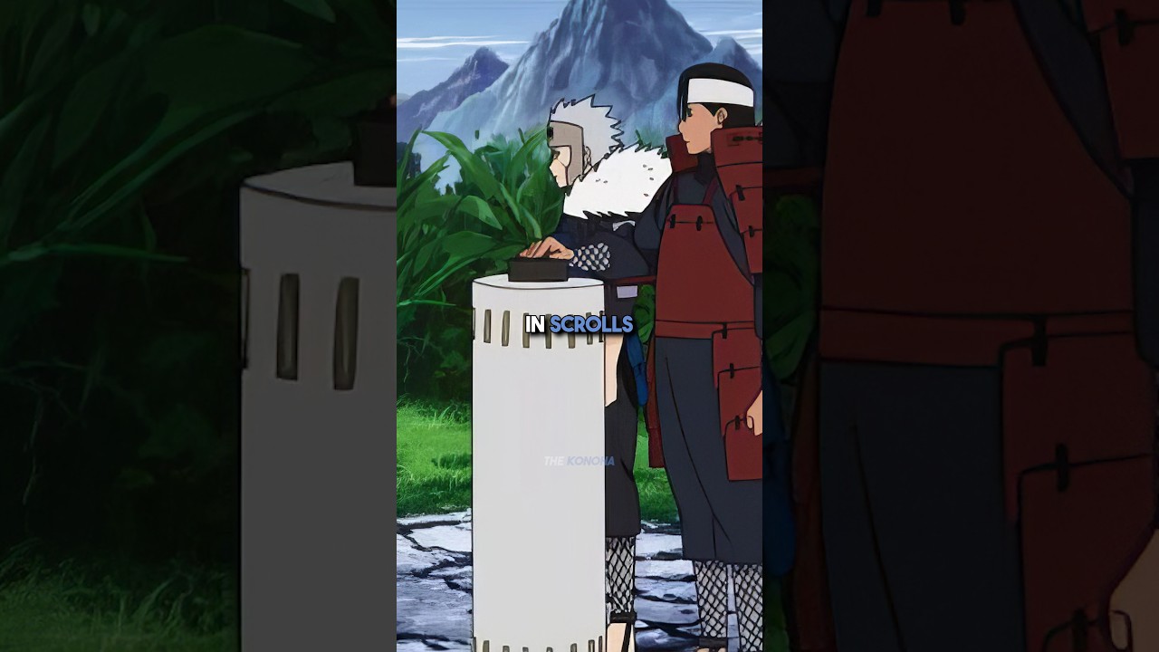 Hashirama had Scrolls even Bigger than him!