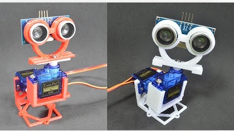 ✅ Mini Robot con Servos y Sensor Ultrasonico ❗Review❗