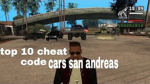 Top 10 cheat code of cars and helicopter in gta san andreas