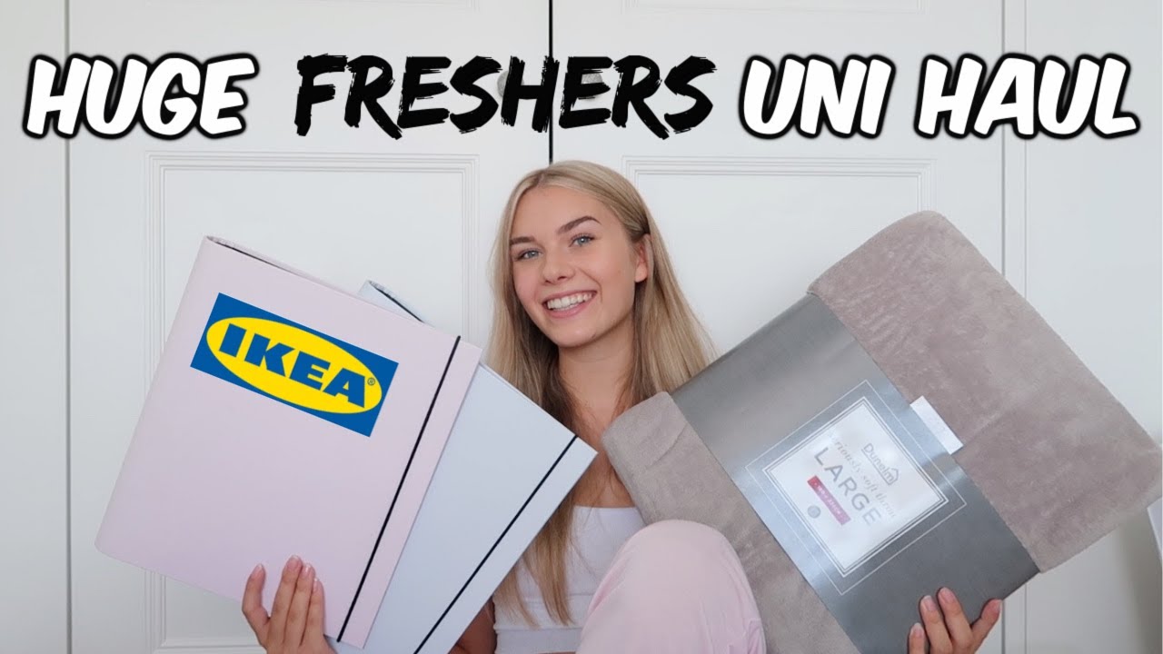 HUGE FIRST YEAR UNI HAUL 2020 everything you actually need for uni halls YouTube