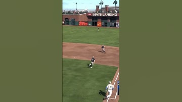 Luckiest First Base Safe Ever! Ball Hits Base and Fools Opponent MLB The Show