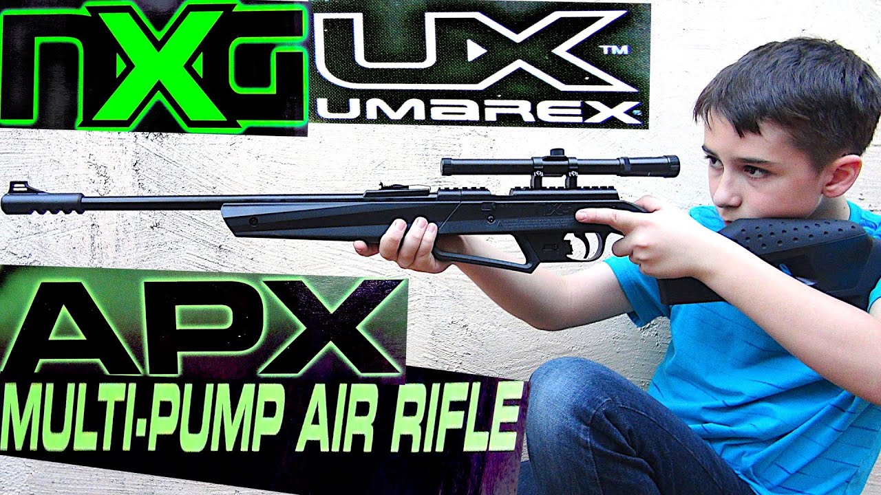 NXG UMAREX APX MULTI PUMP AIR RIFLE with RobertAndre! YouTube
