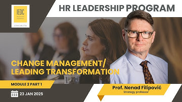HR Leadership Program, Prof. Nenad Filipović talking about module 2