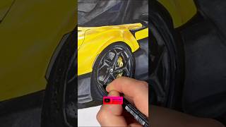✍️ WATCH IN MOTION: McLaren W1 – Drawing Process#CarDrawing #AutomotiveArt #McLarenW1
