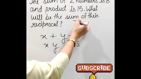 Find the sum of reciprocal of numbers | for all competitive exams like UPSC, SSC, IAS...| Shorts