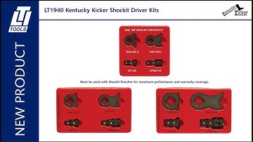 LT1940 Kentucky Kicker Shockit Driver Kits - Now Available from LTI Tools!