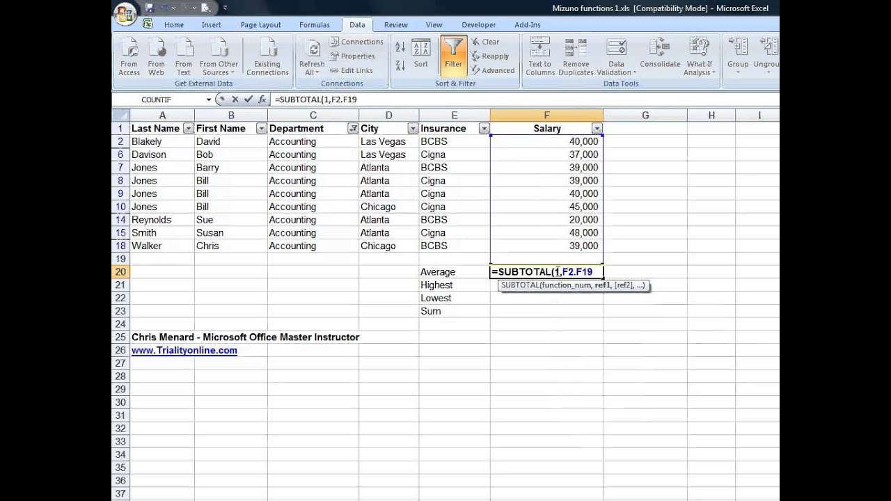 Excel’s Filter can give you wrong answers!