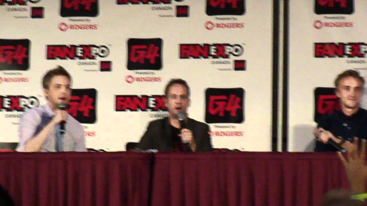 Tom Felton talks about Canada, HP, and more Q&A Fan Expo Canada 8/28/11