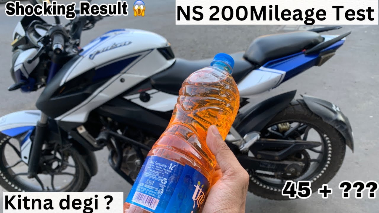 Bajaj Pulsar 😱NS 200 bs 3  Mileage Check With Rash Driving💥 || Shocking Result 