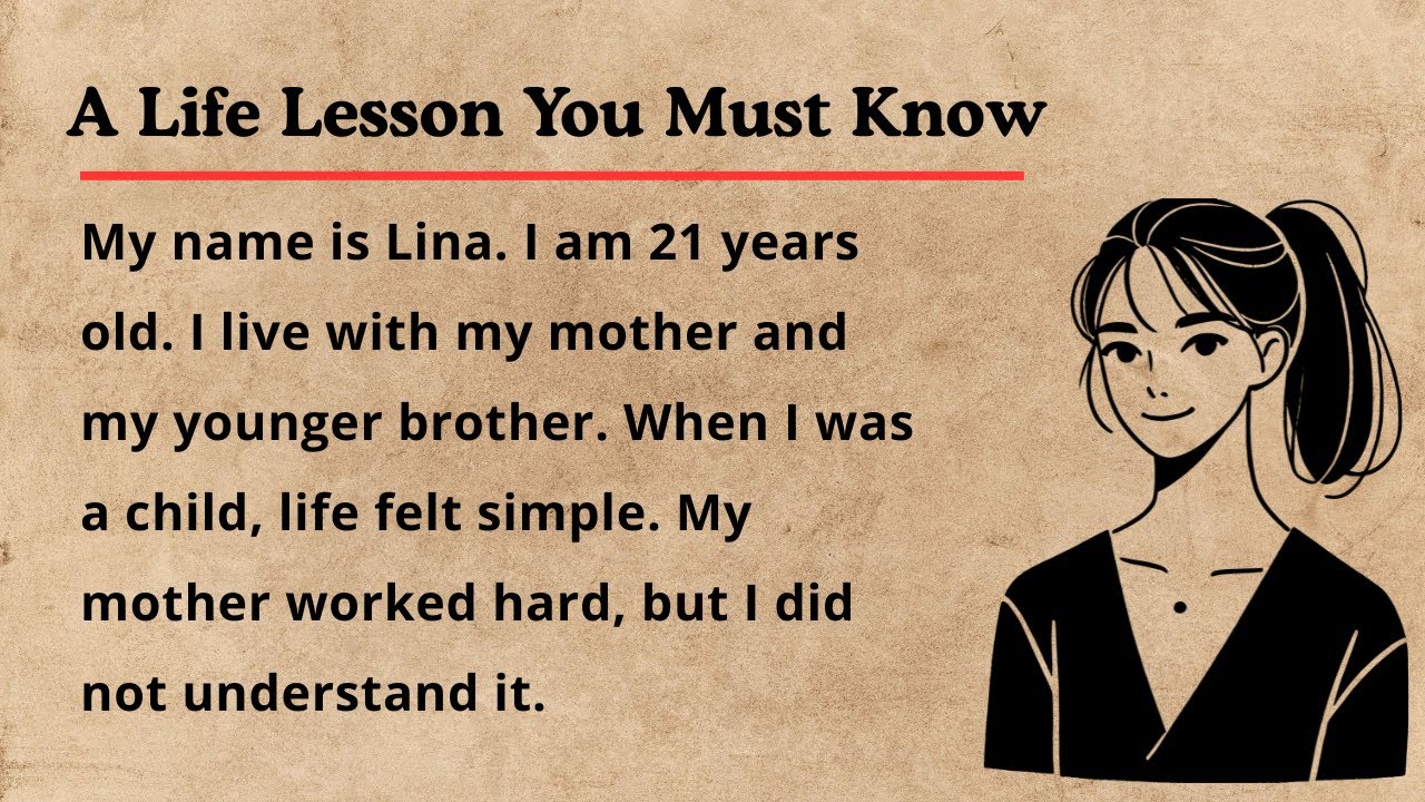 Learn English With Real-Life Story| Hard Work & Life Lessons | English Stories